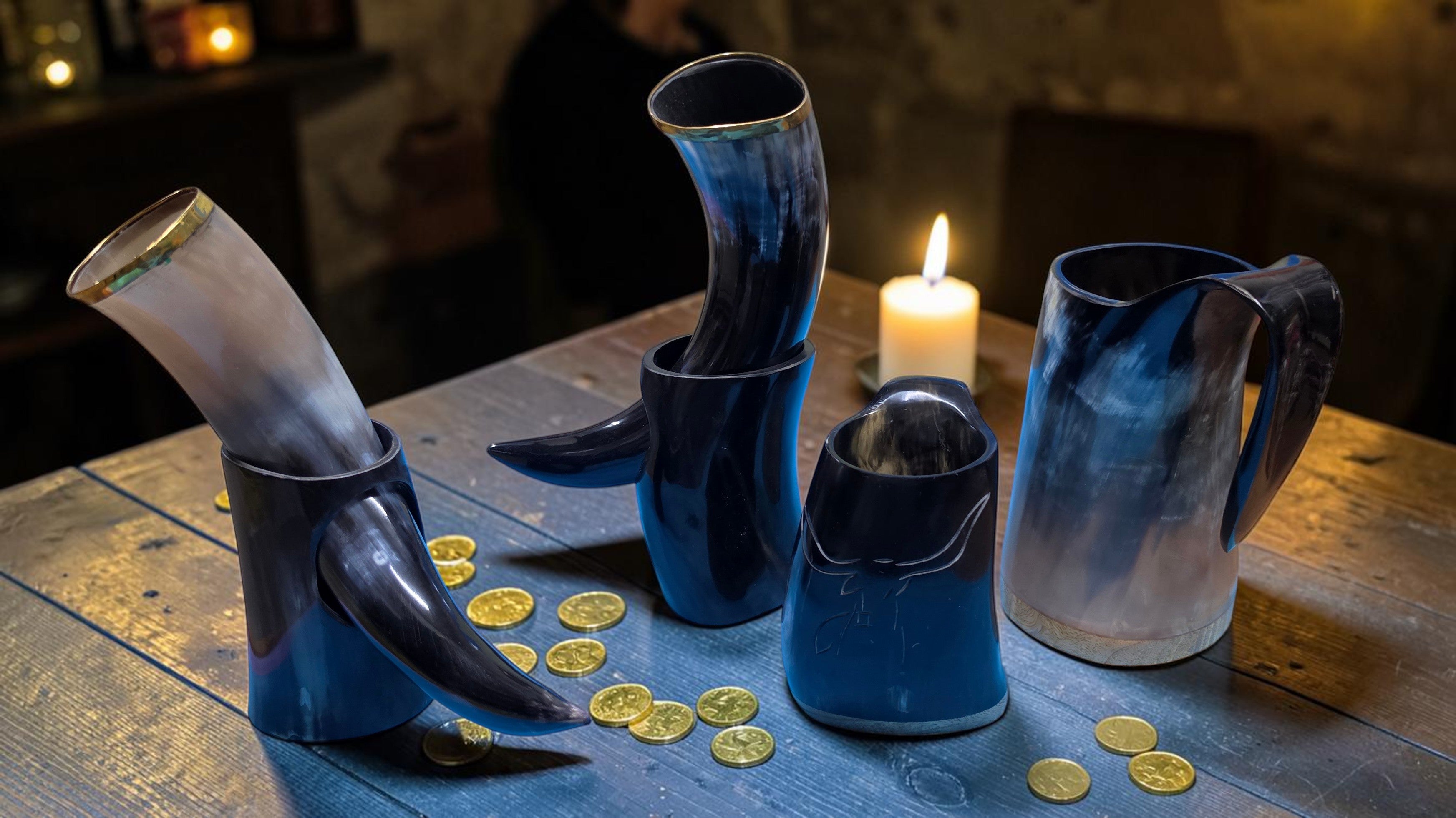 Horn Mugs & Vases