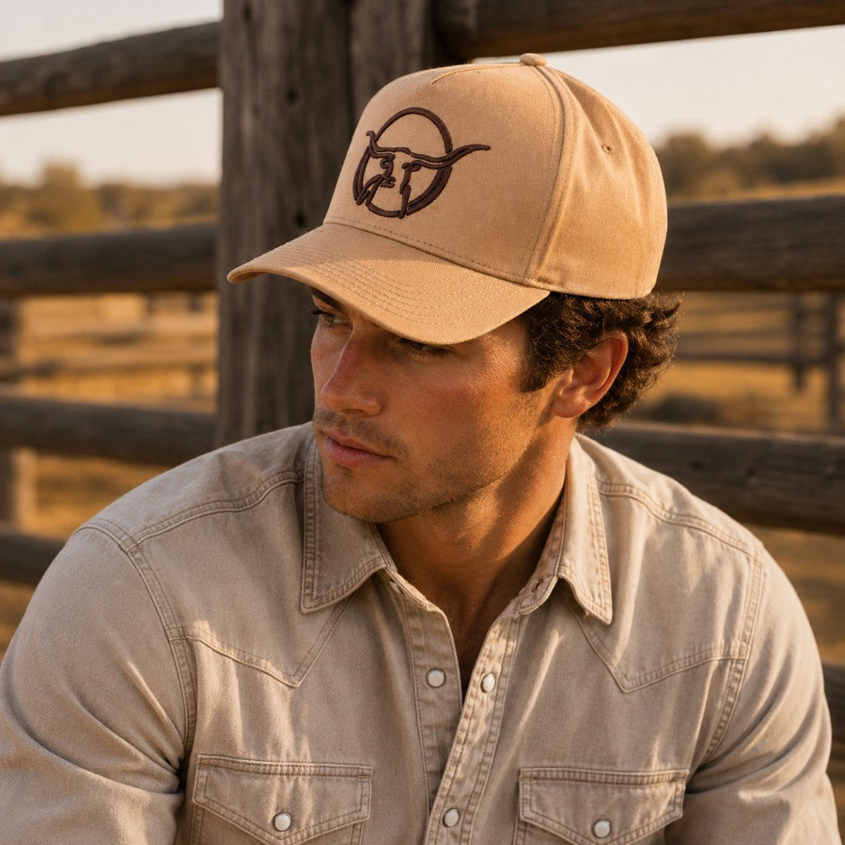 Texas Longhorn Tours baseball cap (tan/brown)