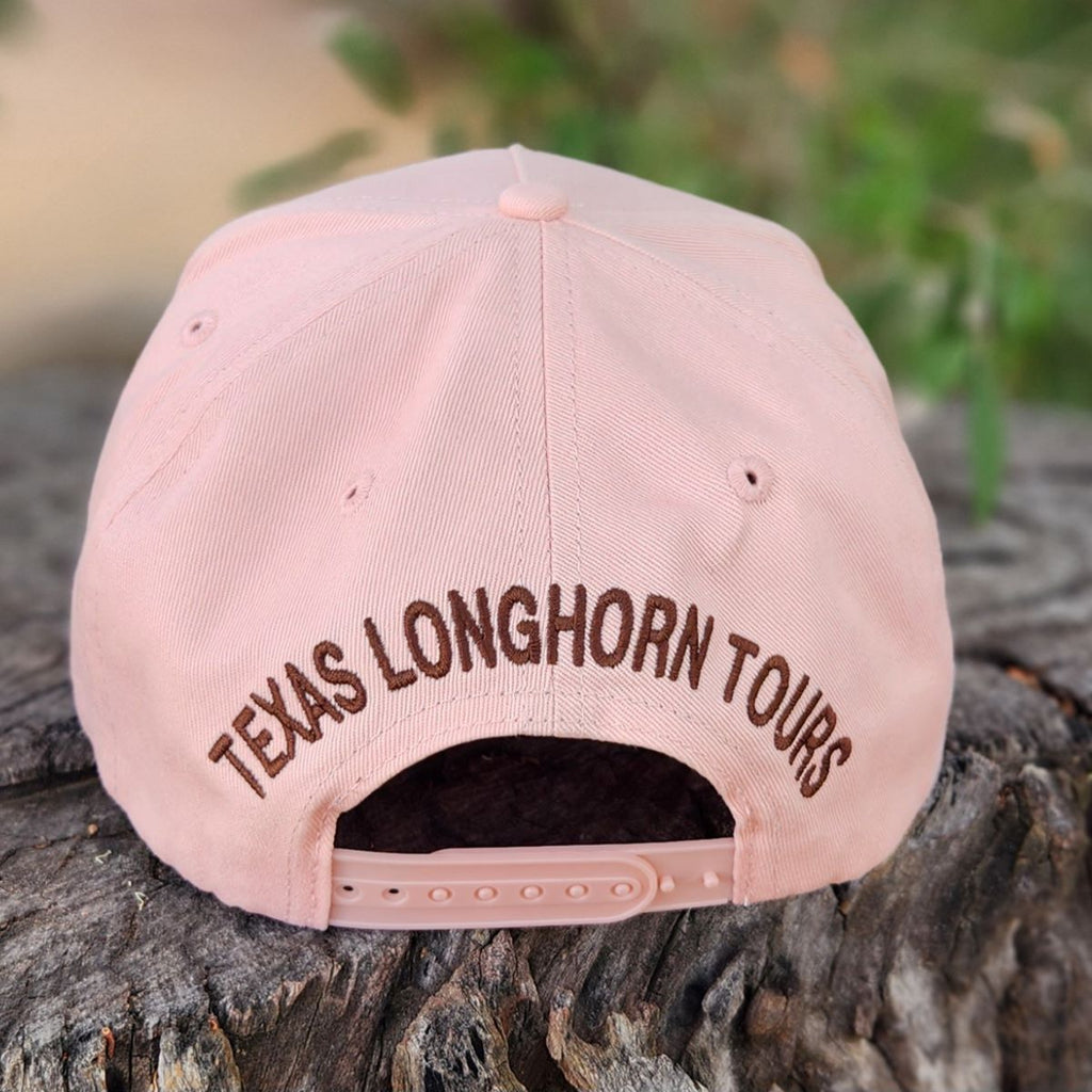 Texas Longhorn Tours baseball cap (pink/brown)