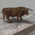Scottish Highland Bull Figurine