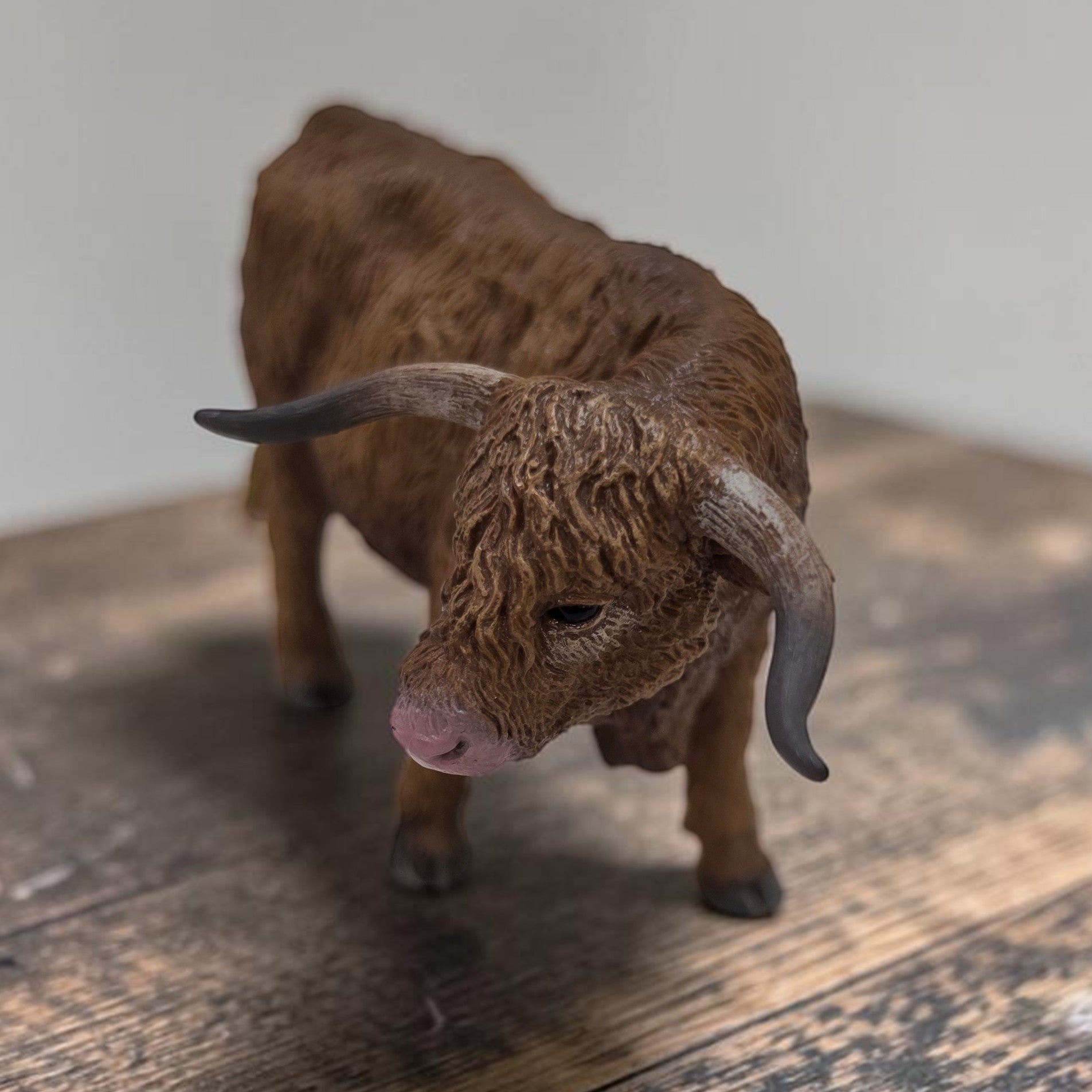 Scottish Highland Bull Figurine