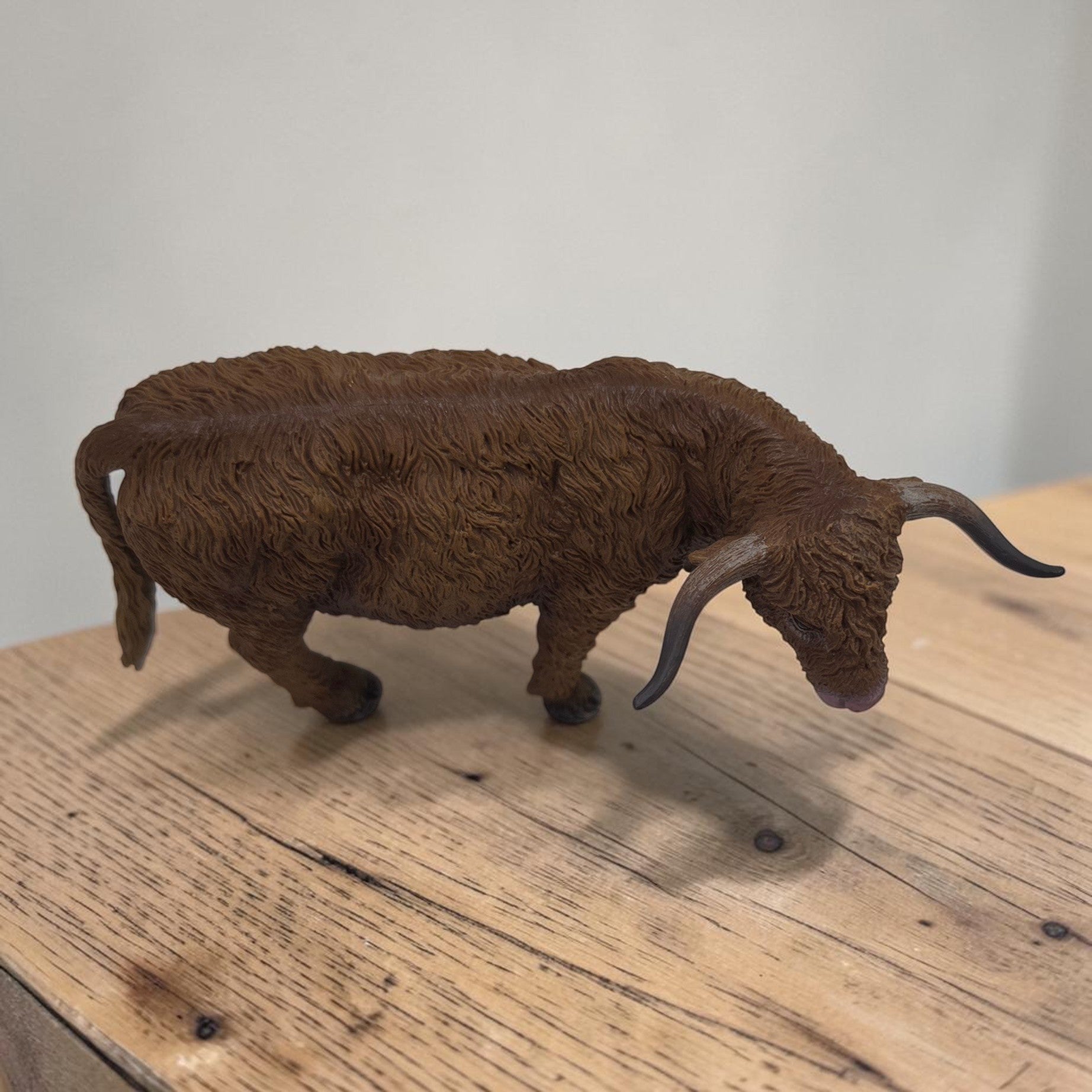 Scottish Highland Bull Figurine