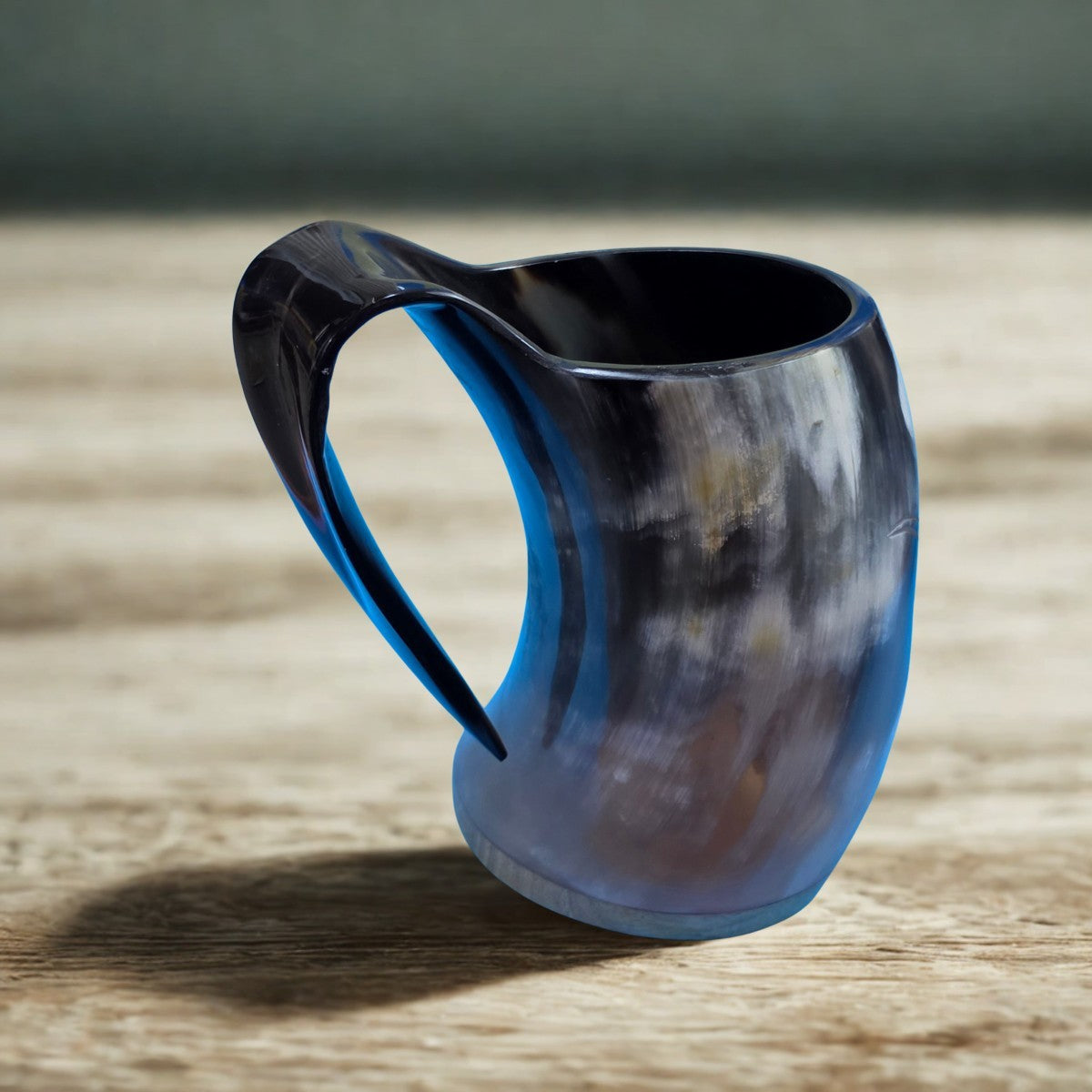 Horn drinking mug