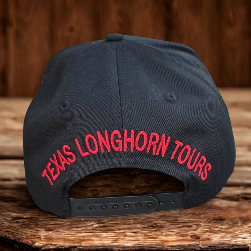 Texas Longhorn Tours baseball cap (black/red)