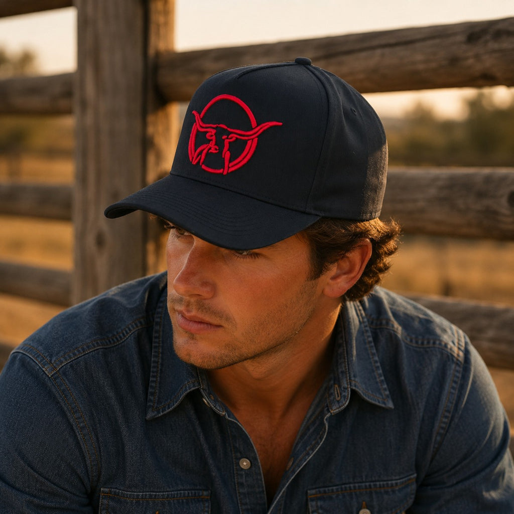 Texas Longhorn Tours baseball cap (black/red)