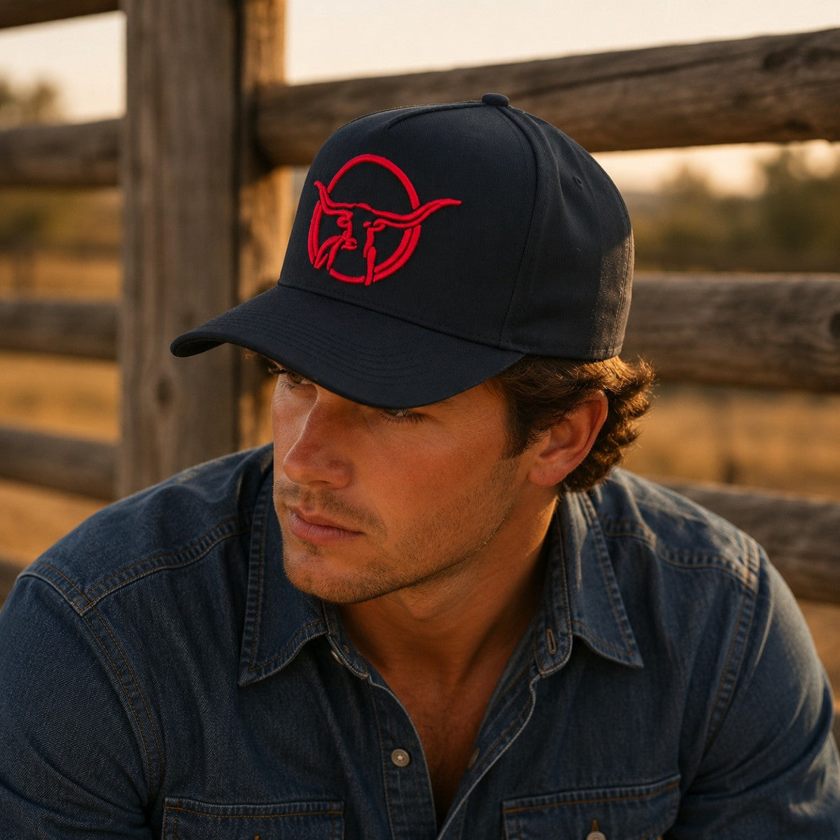 Texas Longhorn Tours baseball cap (black/red)