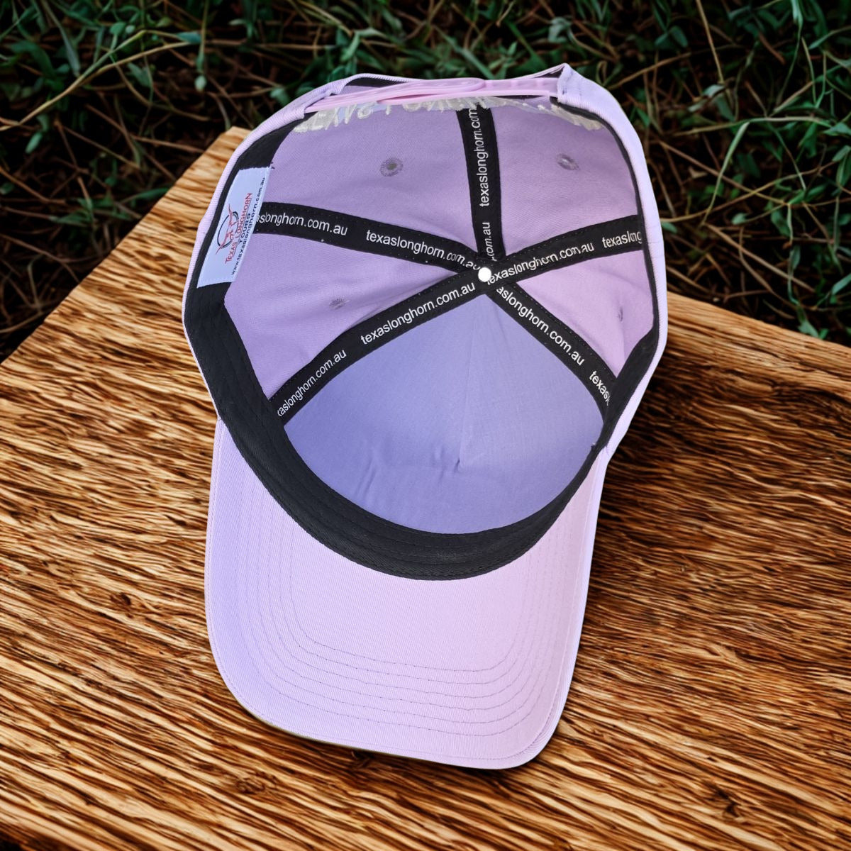 Texas Longhorn Tours baseball cap (lilac/white)