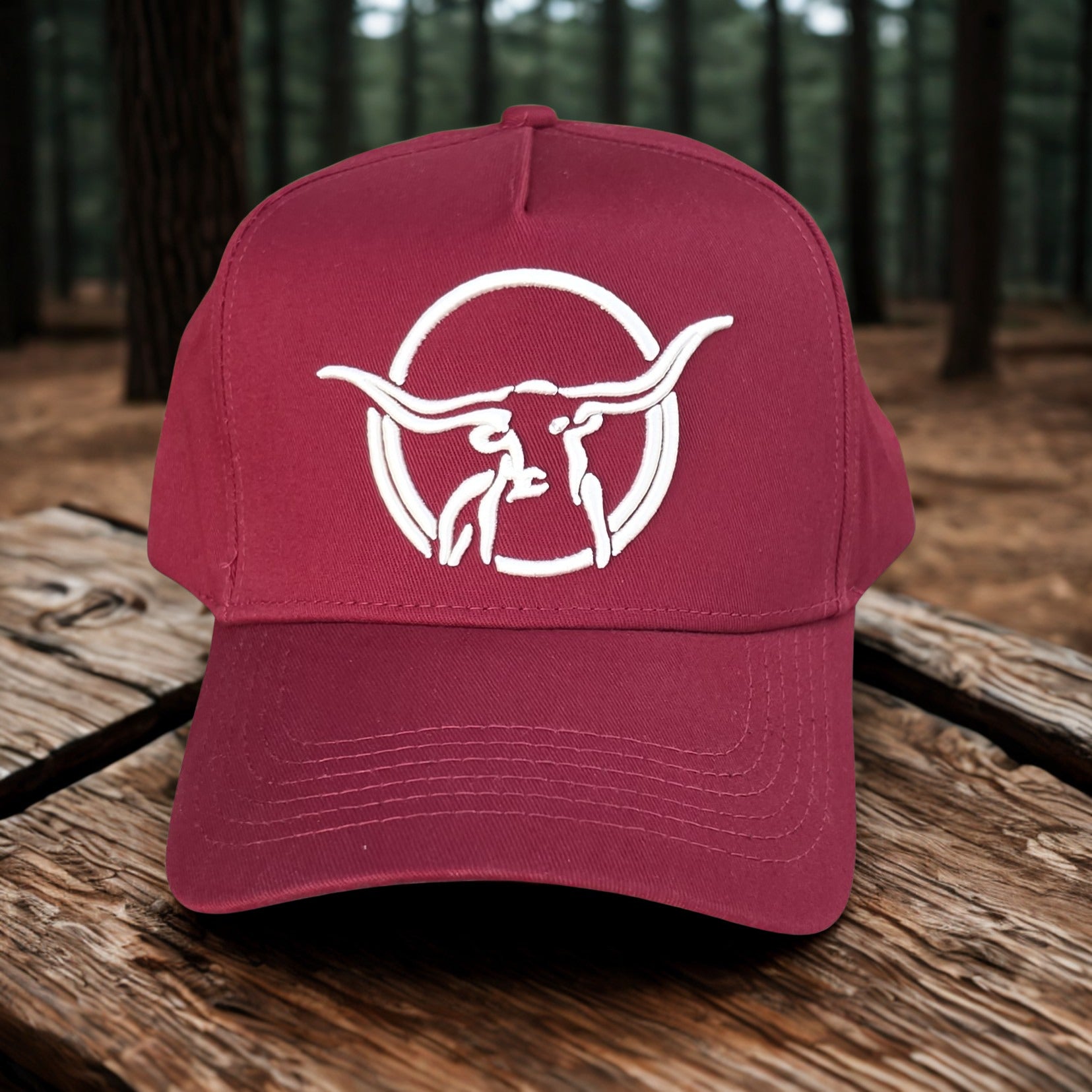 Texas Longhorn Tours baseball cap (maroon/white)