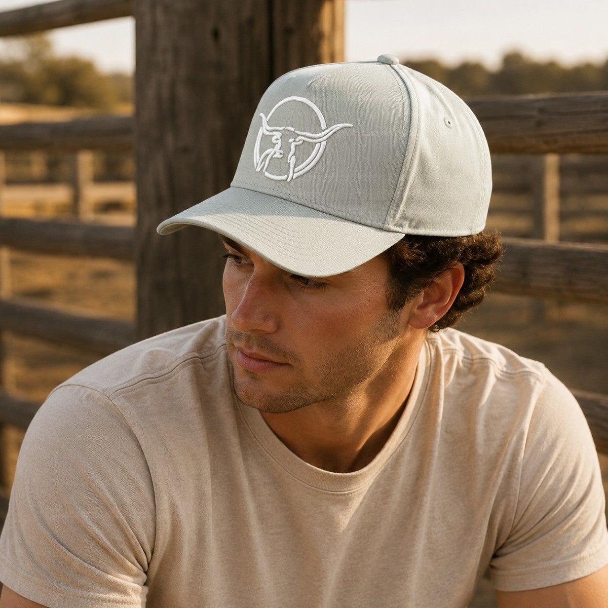 Texas Longhorn Tours baseball cap (sage/white)