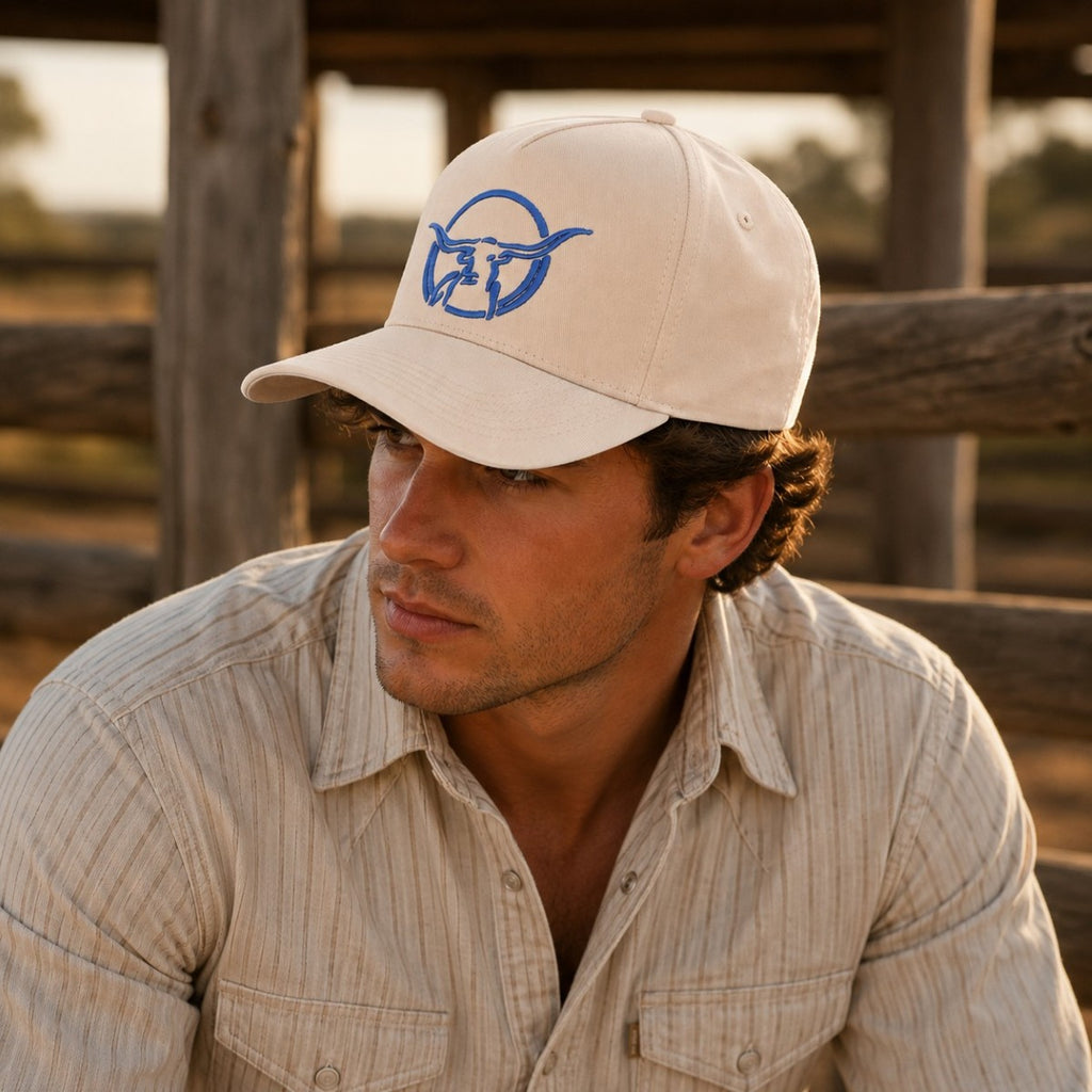 Texas Longhorn Tours baseball cap (sand/blue)
