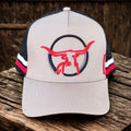 Texas Longhorn Tours trucker cap (grey/black/red/white)