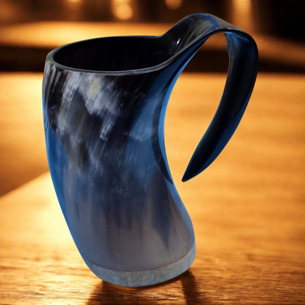 Horn drinking mug